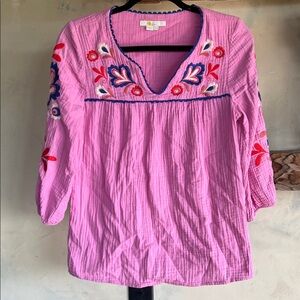 Boden Abigail Embroidered Top
